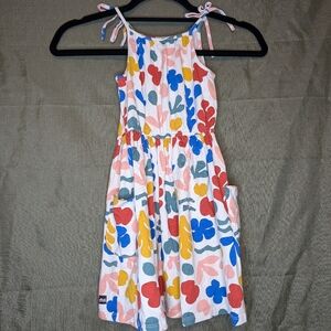 Tea Collection size 6 sleeveless flower dress with pockets